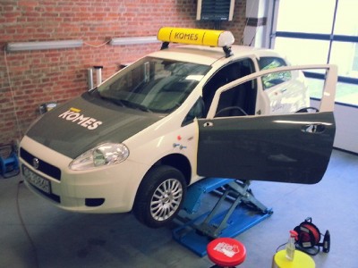 Oklejanie floty dla firmy KOMES